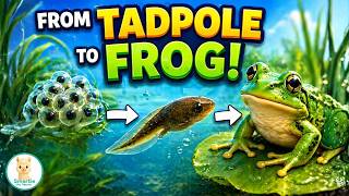 How Does a Tadpole Turn Into a Frog? 🐸😲Frog Life Cycle