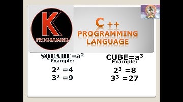 Find the square and cube of the given number in C++ programming language