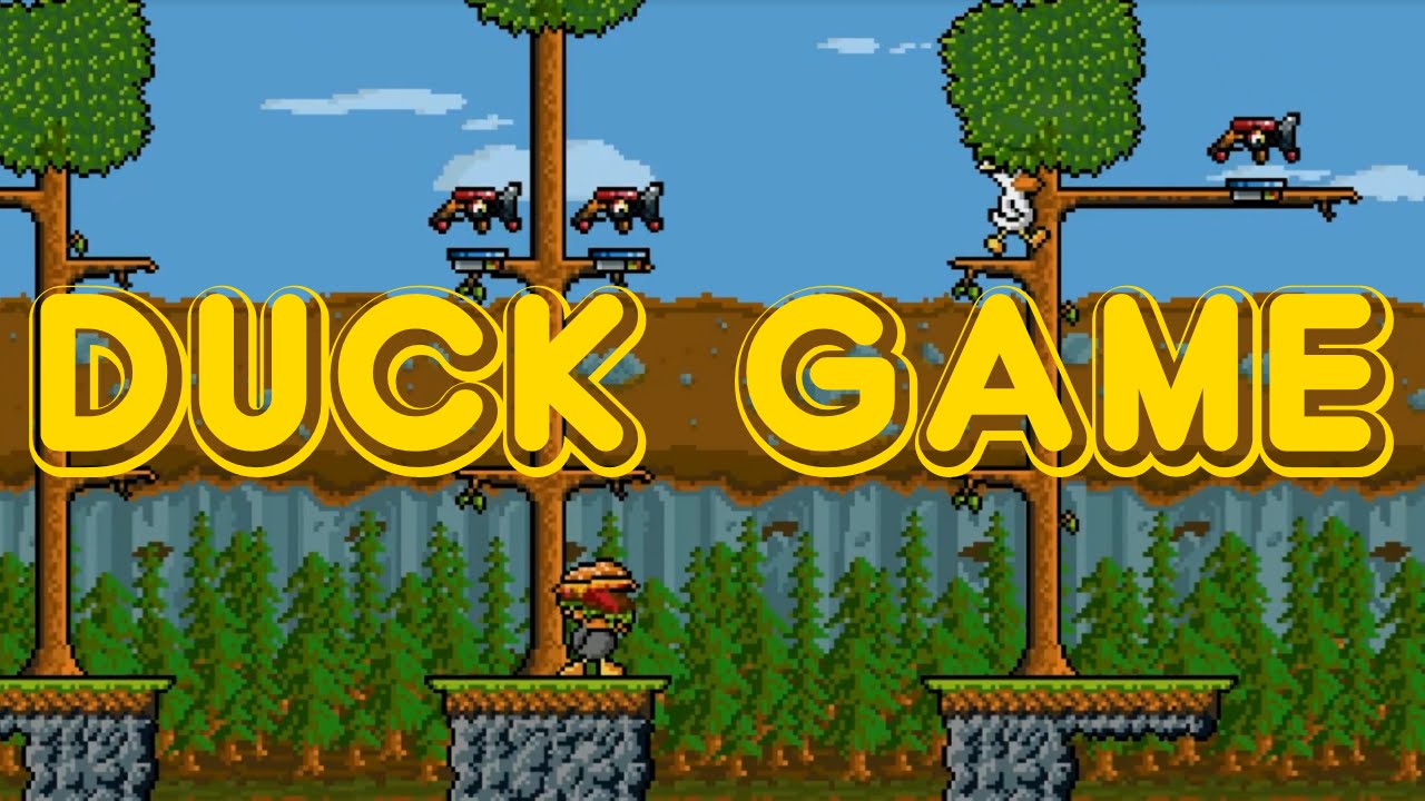 [Duck Game!] Ducks with GUNS! with MelonXGamez! #1