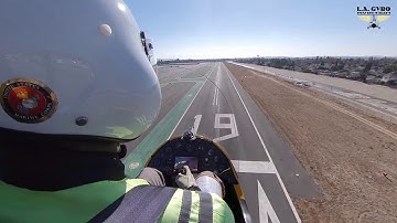 Landing With Vertical Descent - An American Ranger AR-1 gyroplane quickly dropping in altitude...