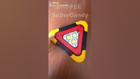 Car Triangle Emergency Warning  Lights with LED COB