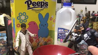 Peeps Cereal!
Today in a crossover with every childs favorite channel little prizes Little Tony and friends review the new peeps cereal #peeps #peepscereal #tonymontana #mrhappy0121 #happyeaster #easter #scarface #punisher Peeps Cereal!
