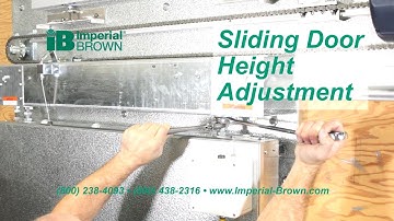 How To Adjust The Height of a Walk-in Cooler Sliding Door