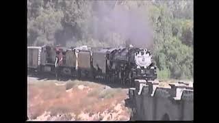 Union Pacific’s steam locomotive, UP 3985, embarked on a special excursion over Cajon Pass