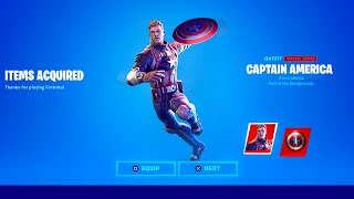 NEW CAPTAIN AMERICA SKIN in Fortnite Season 3!