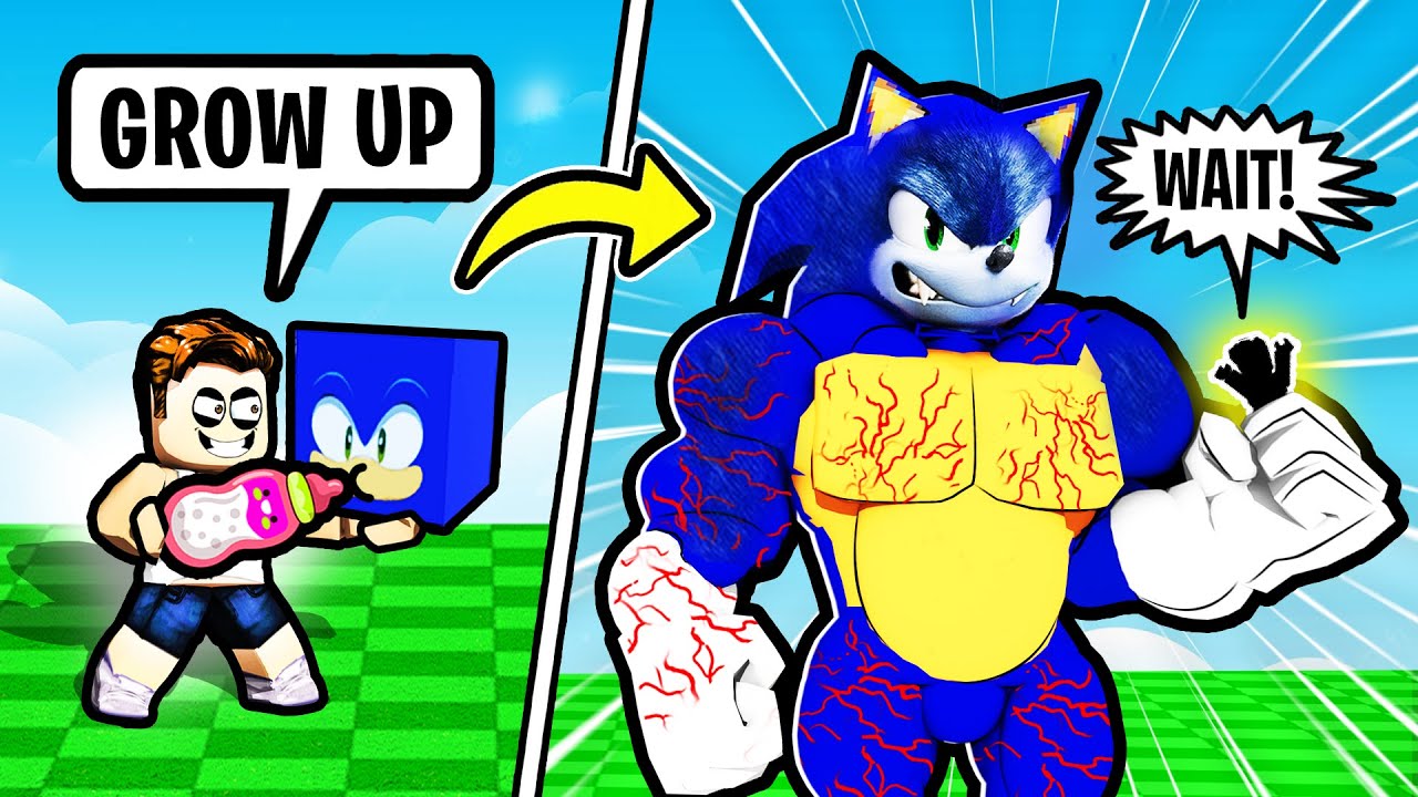 I RAISED A MAX LEVEL SONIC in Roblox