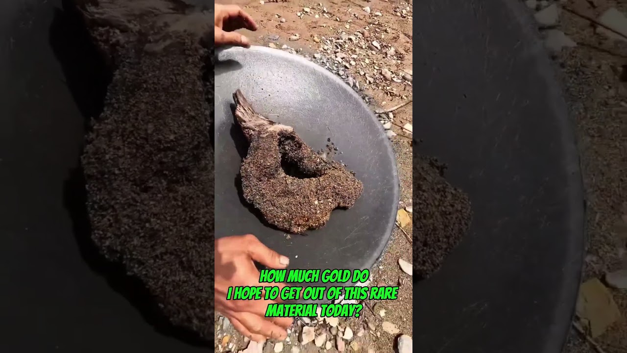 #золотаялихорадка 2025: под песком обнаружено золото стоимостью 6000 долларов #золотаяпромывка