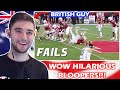 British Soccer Fan Reacts to College Football's Funniest Moments and Bloopers *Hilarious*