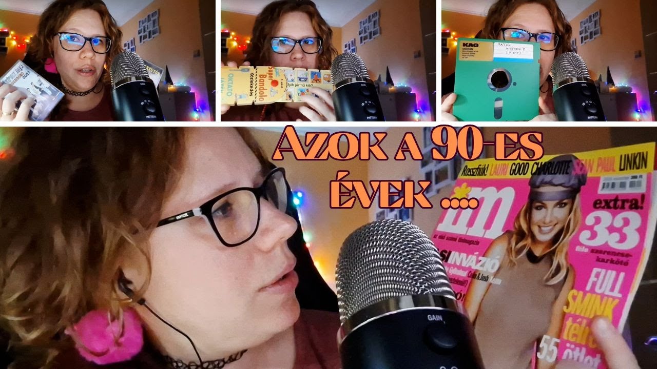 [Magyar ASMR] Nosztalgiázzunk kicsit! - Retro tárgyak a 90-es évekből! 