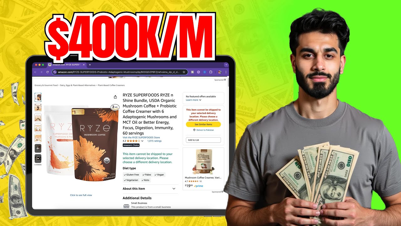 How Ryze Coffee does $400k/m on Amazon without any PPC