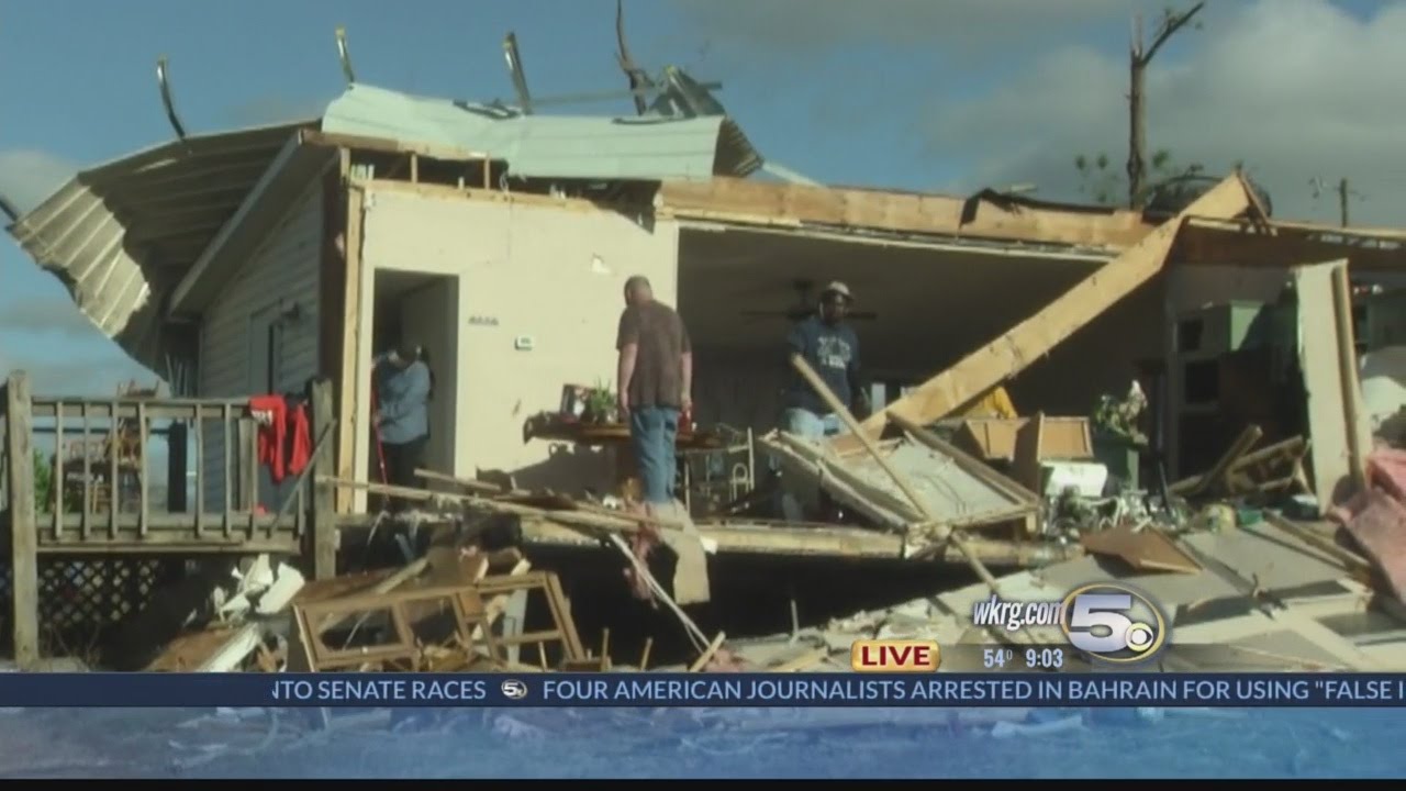 Tornado Damage in Century, Florida and Flomaton, Alabama YouTube