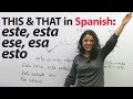 Comprensión de los Demostrativos en Español