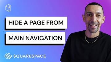 Squarespace How To Hide A Page From Your Navigation