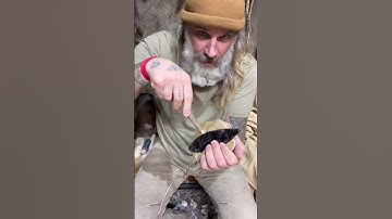 Obsidian vs. Human Flesh #stonetools #flintknapping #survival #obsidian