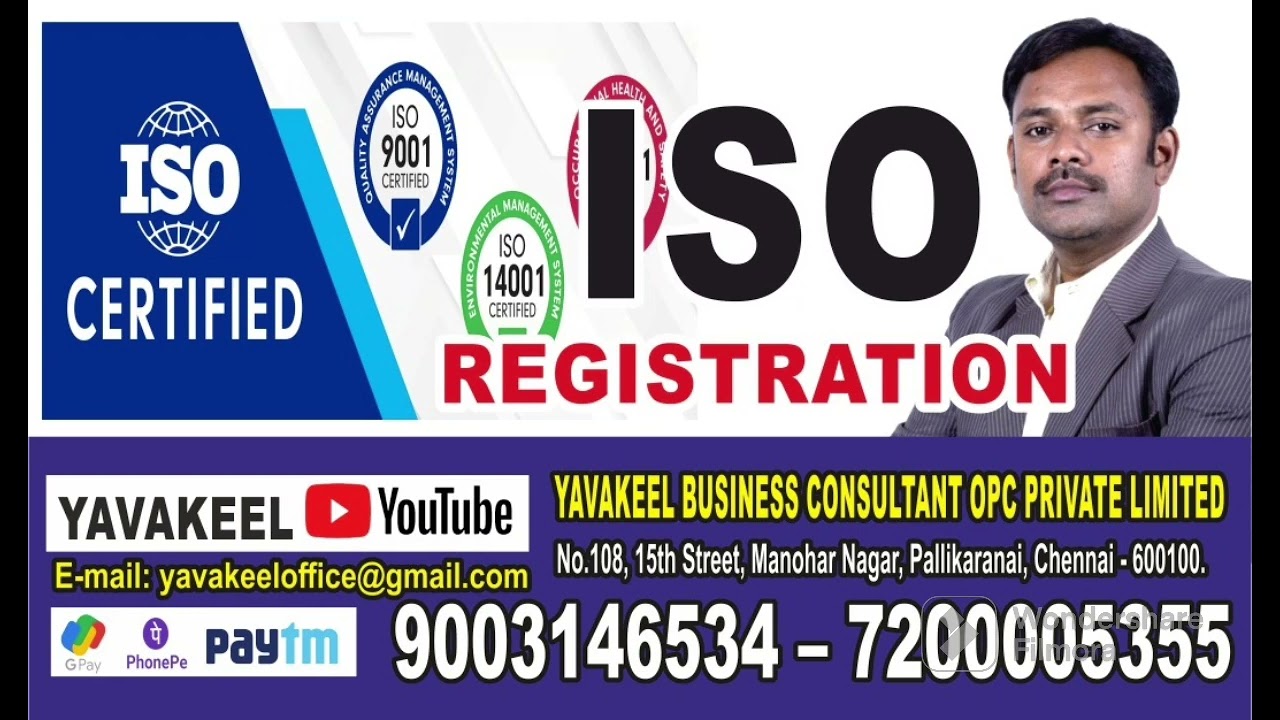 ISO Certification Process - ISO 9001 Certification i ISO 14001 Certification Requirements in chennai