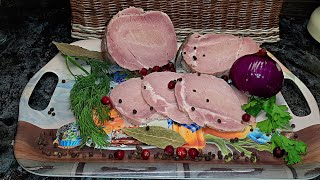 Вкусная домашняя ветчина