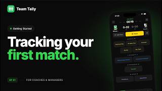 Team Tally - Tracking your first match