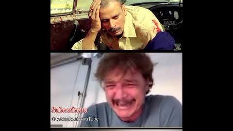 Pedro Pascal crying to Sardar Khan