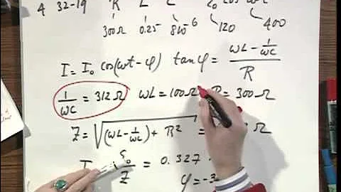 8.02x - Module 09.04 - A Driven RLC Circuit.