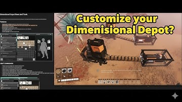Testing Dimensional Depot Rate and Tools - Satisfactory Mod