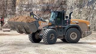 Test Drive in the Quarry - Case 1121G Wheel Loader