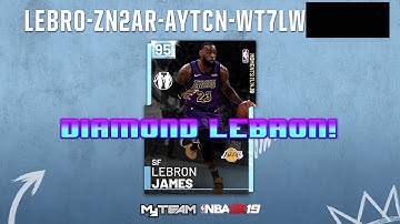NBA2K19 MyTeam DIAMOND LEBRON LOCKER CODE! CHANCE AT FREE DIAMOND, TOKENS, OR MT! MAKE TOKENS FAST!
