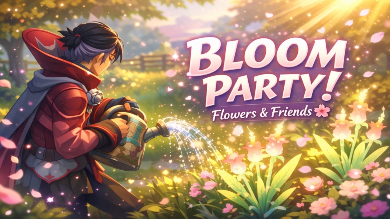 Galaxyy Bloom Party in Palia 🌸 Cozy Flowers, Friends & Fun