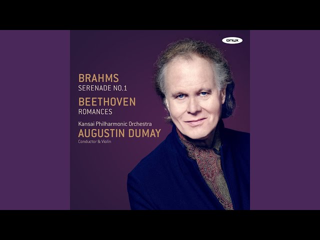 Brahms - Sérénade pour orchestre n°1: 1er mvt : Orch Philh Kansai / A.Dumay