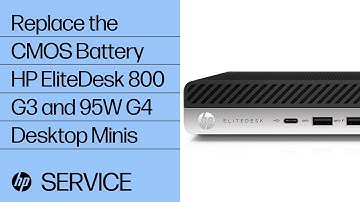 Replace the CMOS Battery | HP EliteDesk 800 G3 and 95W G4 Desktop Minis | HP Support