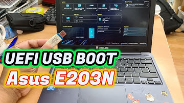 How To Reinstall Windows 10 On Asus E203N | UEFI USB BOOT