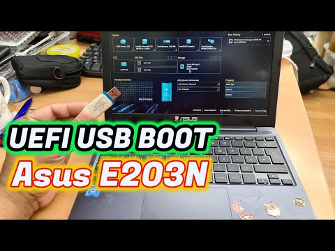 ASUS VivoBook e203n - Disassembly and cleaning - YouTube