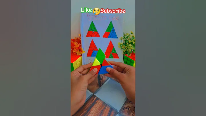How to solve the pyraminx problem,#viral #shorts #cuninglife1
