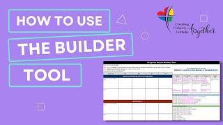 How to Use the Progress Report Builder Tool