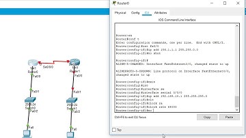 ENRUTAMIENTO ESTÁTICO (2 ROUTERS) EN CISCO PACKET TRACER 7