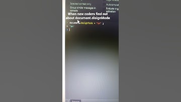 when new coders find out about document.designMode