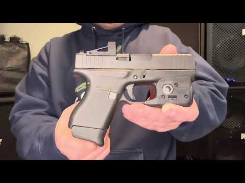 Test Glock 43: 8 Round Mag (Pearce PG43 & Magguts OEM) #concealcarry #edccarry #gunreview