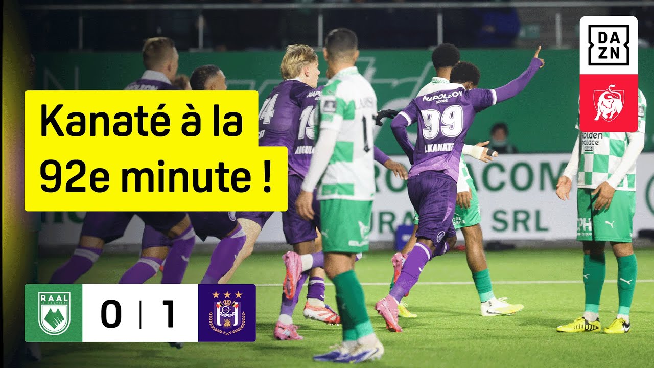 Le RSC Anderlecht brise le mur de La Louvière. 💥🧱 #RALAND
