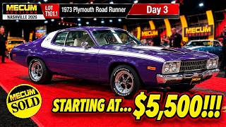 Mecum Nashville Day 3  Best Day So Far For Deals!!!