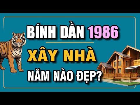 What is a good year to build a house for people born in 1986, the year of the Tiger? To avoid maj...