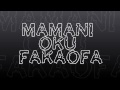 Mamani oku fakaofa