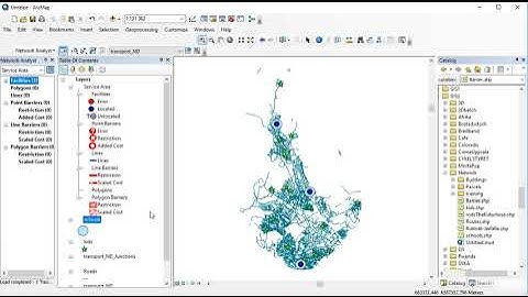 Part 4 - Setting up a simple network dataset in ArcGis