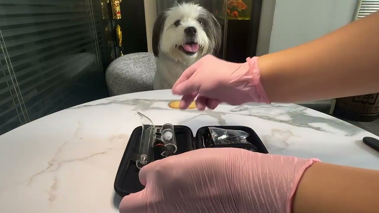 About Longmada motar 3 wax vaporizer with water bubbler package