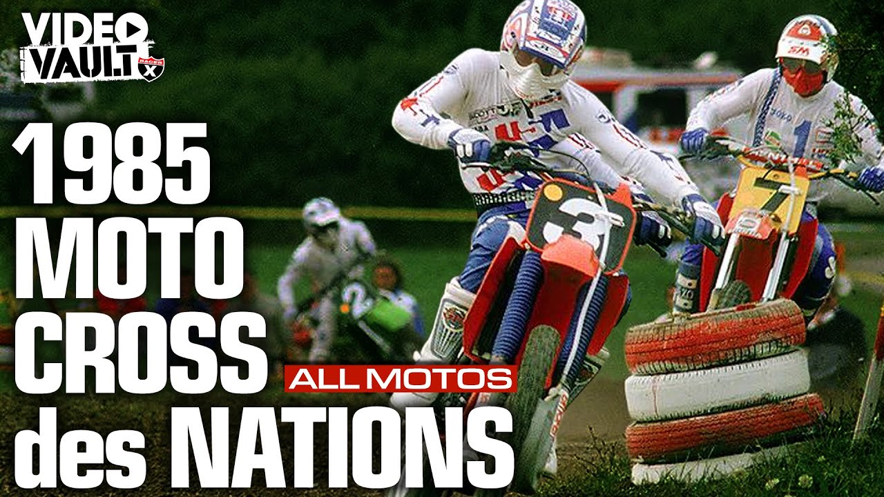 Мотокросс Наций 1985 года: Уорд, Бейли, Лечиен, команда США в Гайльдорфе, Германия