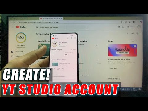 How To Create Youtube Studio Account In Mobile Computer
