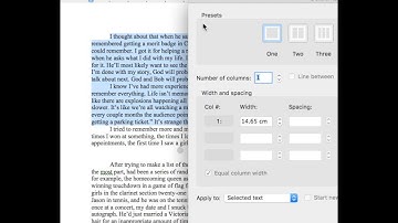 IGCSE ICT Document production   orientation, margins, columns, breaks and widths