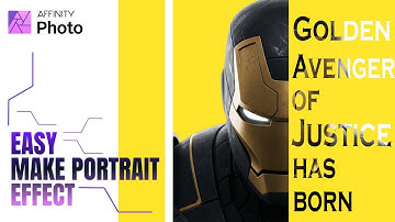 EASY Text Portrait Effect in Affinity Photo (Beginner-Friendly!)