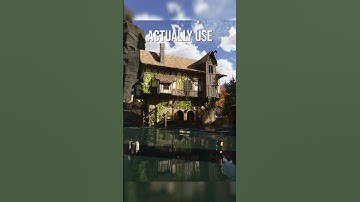 How To Build a Medieval House with Water Wheel using CKF in ARK: Survival Ascended