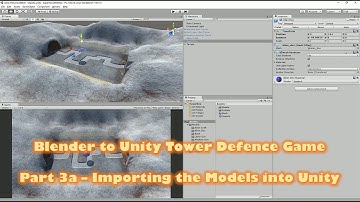 Blender to Unity Tower Defense Game – 3-01 - Importing the Models into Unity