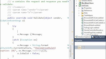Extending VS2010 Web Performance Tests-Demo-Custom Validation and Extraction Rules-video-5