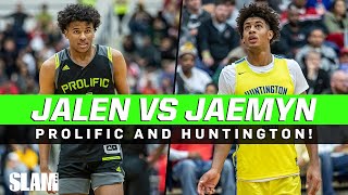 Jalen Green vs Jaemyn Brakefield! Prolific \& Huntington Prep BATTLE 🤩